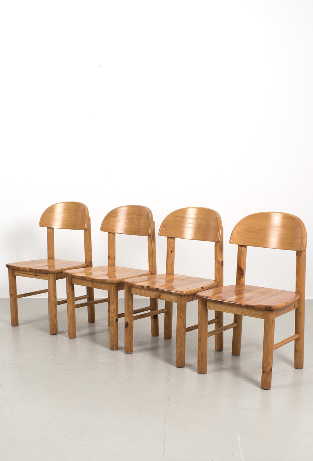 Vermaken beton advies Set/4 grenen stoelen Effezeta - Decennia Design