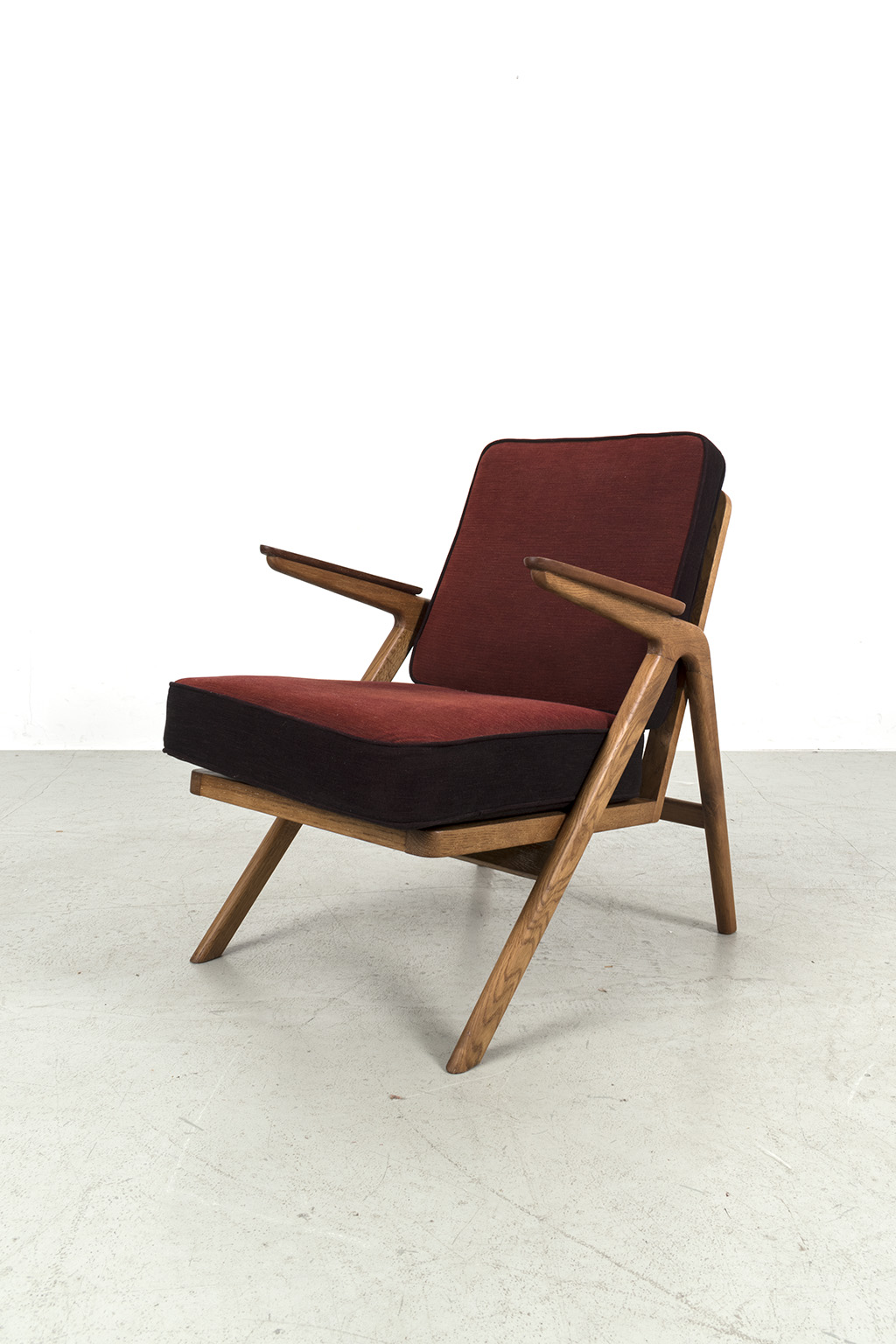 Fabriek stromen lekkage Vintage jaren '50 fauteuil - Decennia Design